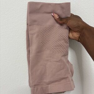 Amazon Women's High-Waist Bike Shorts - Mauve Pink